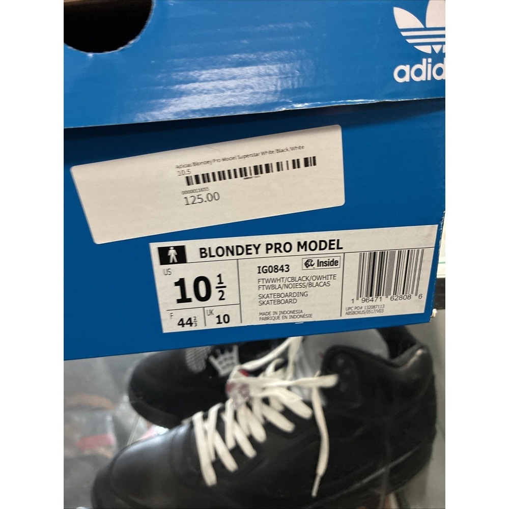 Men's Adidas Blondey McCoy Pro Model Superstar Clear Shoes IG0843 NEW SZ 10.5 - Picture 2 of 15